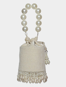 Zara Bucket Bag- Ivory
