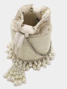 OYSTER BUCKET BAG - IVORY