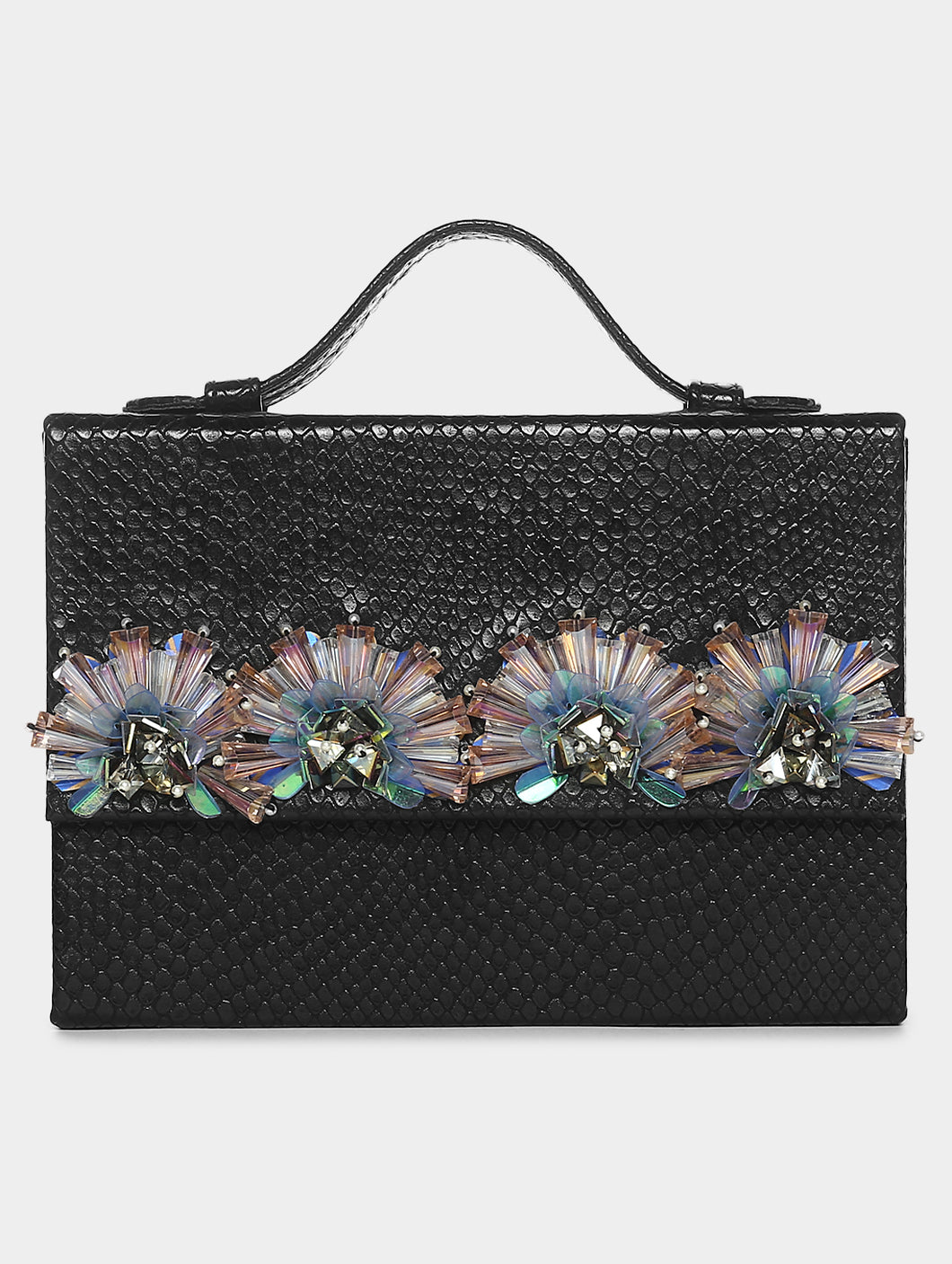 Floral mini bag - Black