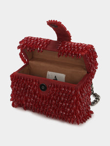 Crystal box bag - Red