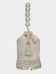 Zara Bucket Bag- Ivory