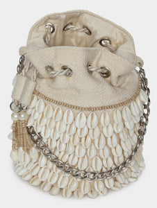 Audrey Bucket Bag- Ivory