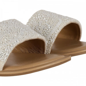 CUT-DANA & STONE SLIDER - IVORY