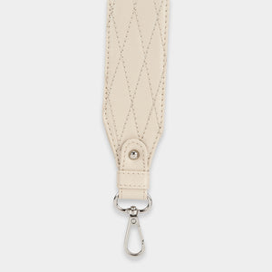 Faux Leather Bag Strap - Ivory