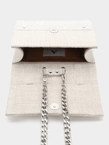 COCKTAIL CUT DANA MINI BAG - IVORY