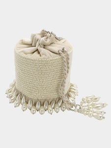 OYSTER BUCKET BAG - IVORY