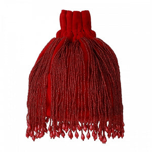 HALO -PEARL BUCKET BAG - RED